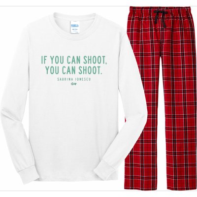 Sabrina Ionescu If You Can Shoot You Can Shoot Long Sleeve Pajama Set