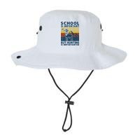 School Is Important But Hunting Is Importanter Deer Hunting Bucket Hat