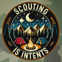Scouting Is Intents Scout Camper Camping Legacy Tie Dye Trucker Hat