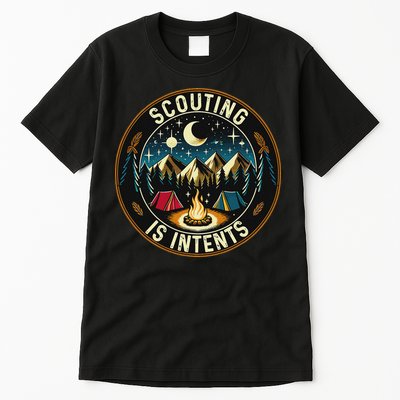 Scouting Is Intents Scout Camper Camping Tall T-Shirt