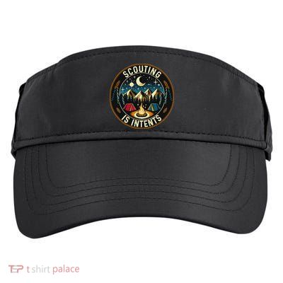 Scouting Is Intents Scout Camper Camping Adult Drive Performance Visor