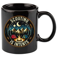 Scouting Is Intents Scout Camper Camping 11oz C Handle Ceramic Mug