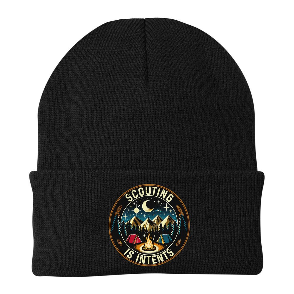 Scouting Is Intents Scout Camper Camping Beanie