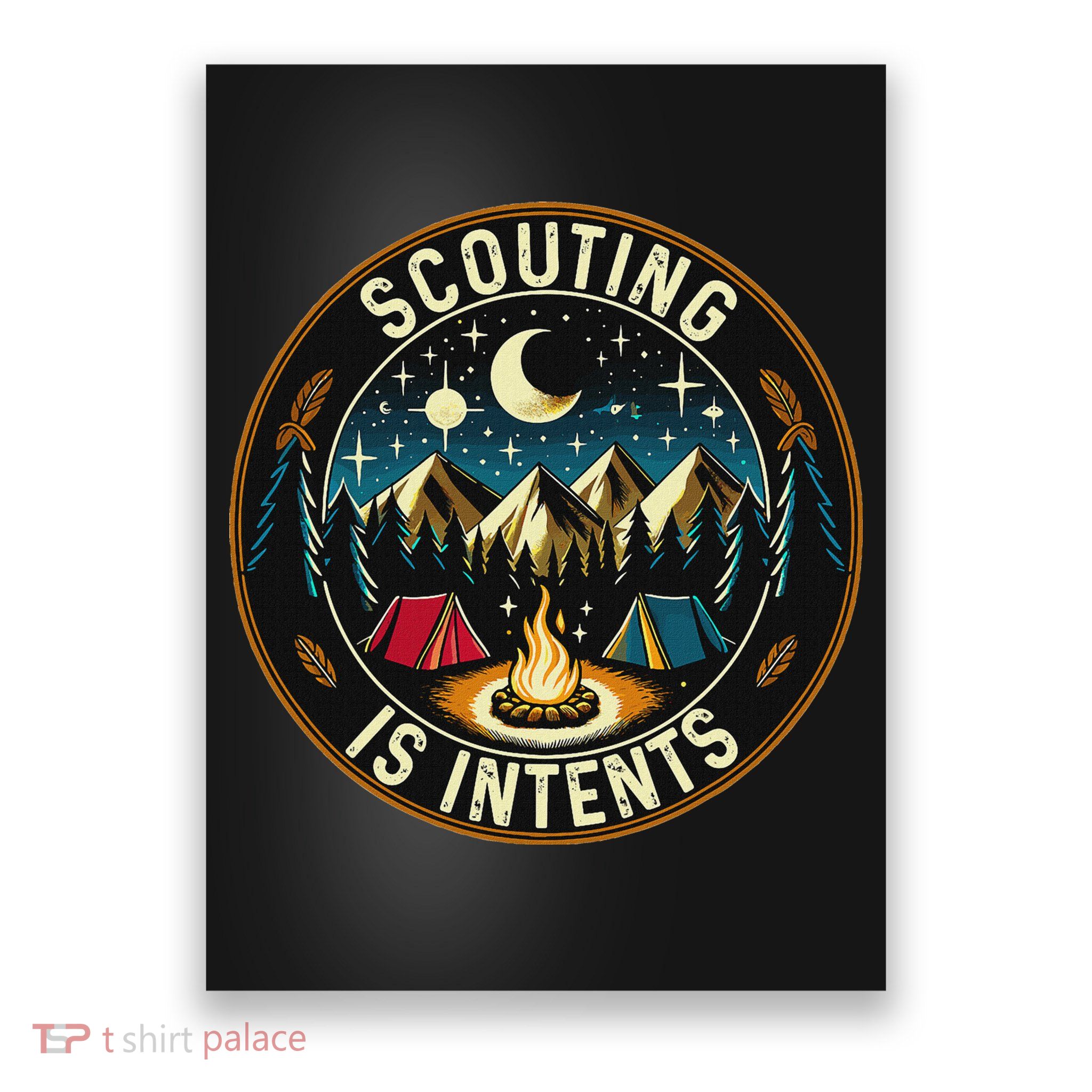 Scouting Is Intents Scout Camper Camping Poster