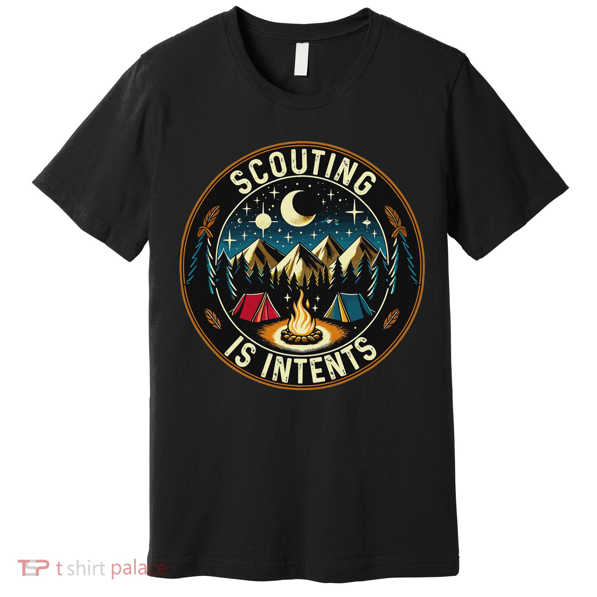 Scouting Is Intents Scout Camper Camping Premium T-Shirt