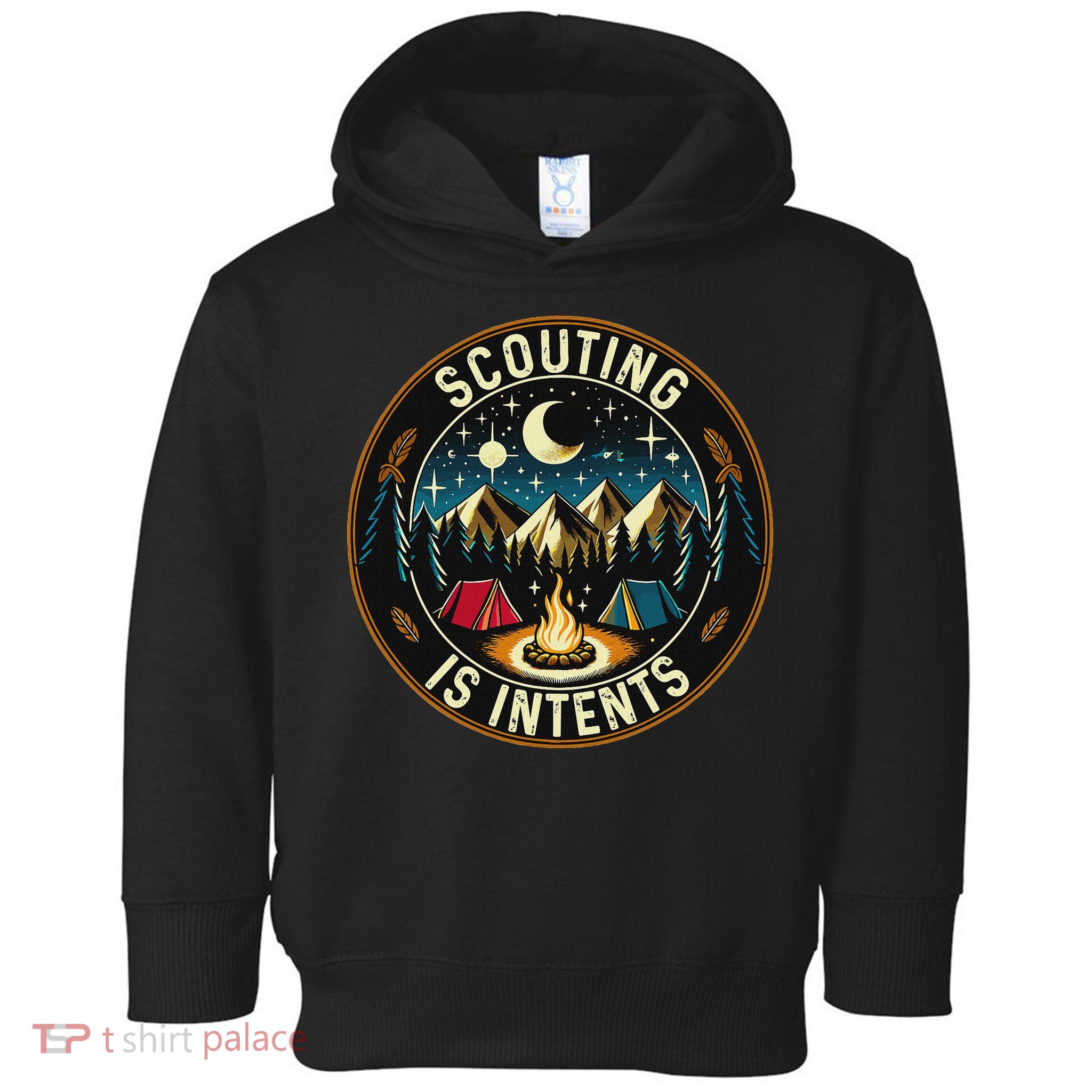Scouting Is Intents Scout Camper Camping Toddler Hoodie