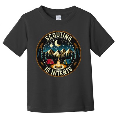 Scouting Is Intents Scout Camper Camping Toddler T-Shirt