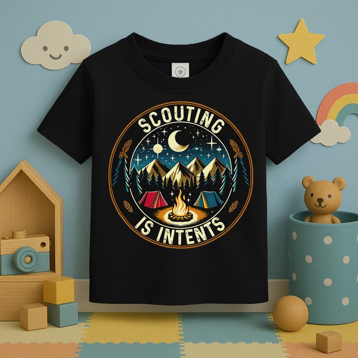 Scouting Is Intents Scout Camper Camping Toddler T-Shirt