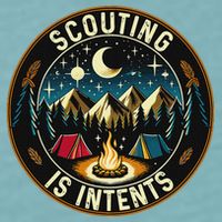 Scouting Is Intents Scout Camper Camping Sueded Cloud Jersey T-Shirt