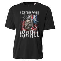 Support Israel I Stand With Israel Israeli Flag Cooling Performance Crew T-Shirt