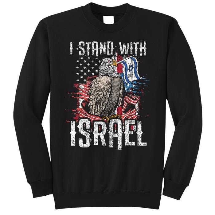 Support Israel I Stand With Israel Israeli Flag Sweatshirt