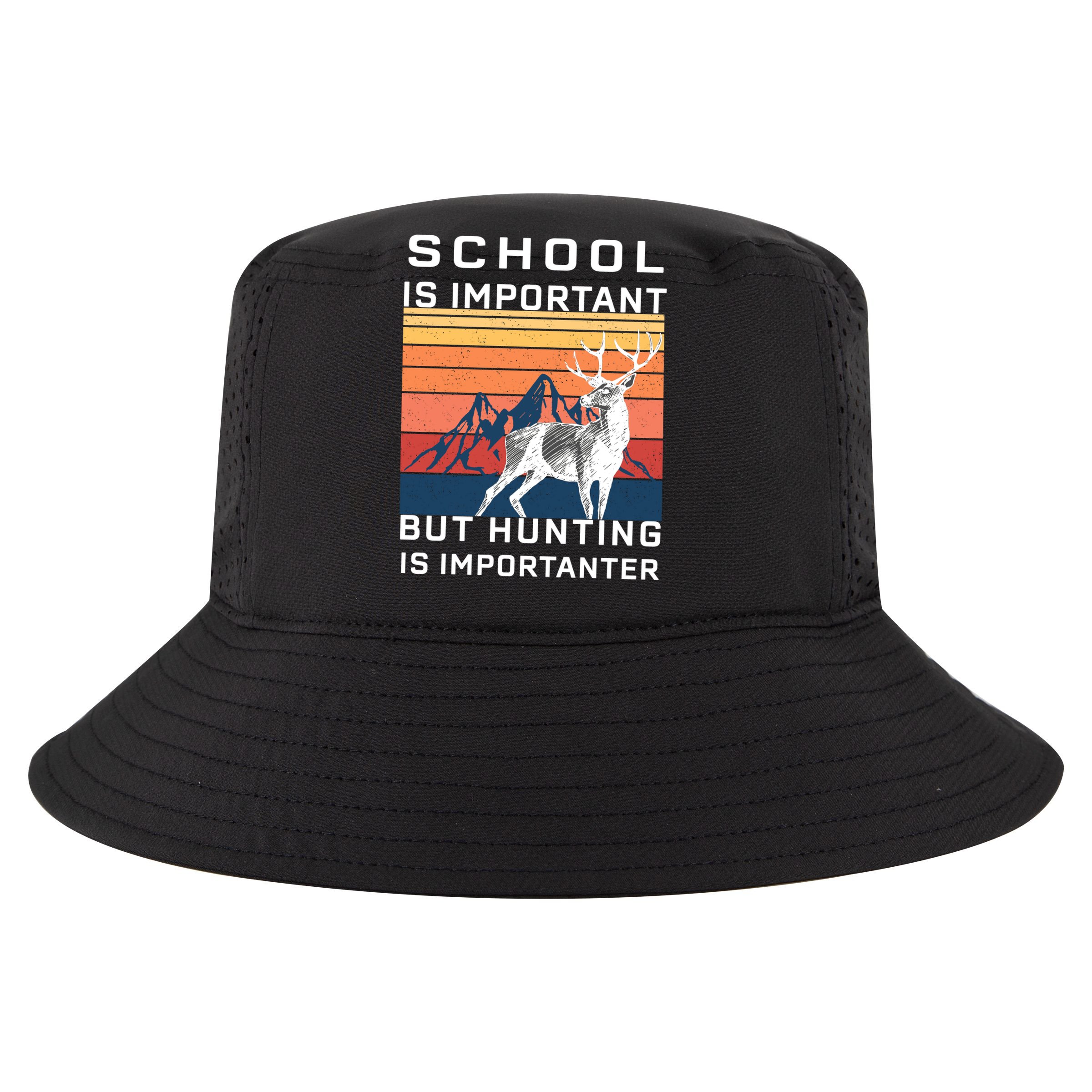 School Is Important But Hunting Is Importanter Apron