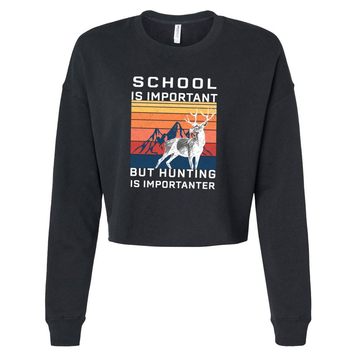 School Is Important But Hunting Is Importanter Apron