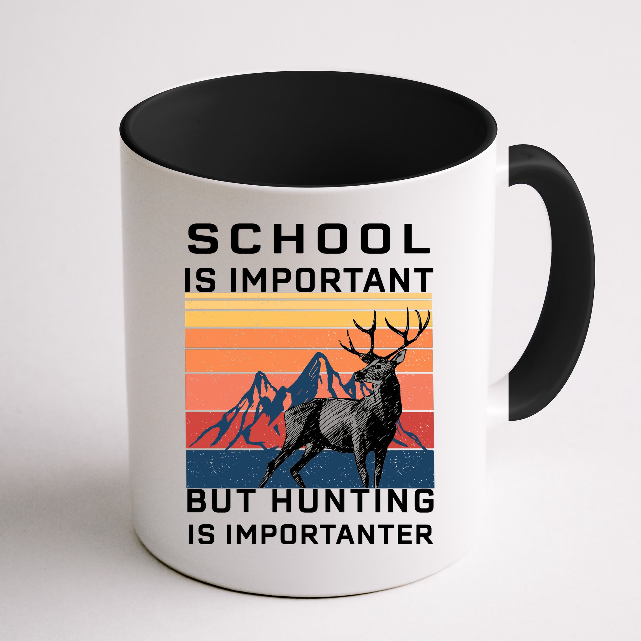 School Is Important But Hunting Is Importanter Mug