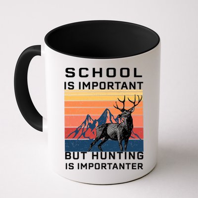 School Is Important But Hunting Is Importanter Mug