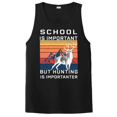 School Is Important But Hunting Is Importanter PosiCharge Competitor Tank