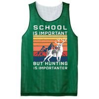 School Is Important But Hunting Is Importanter Mesh Reversible Basketball Jersey Tank