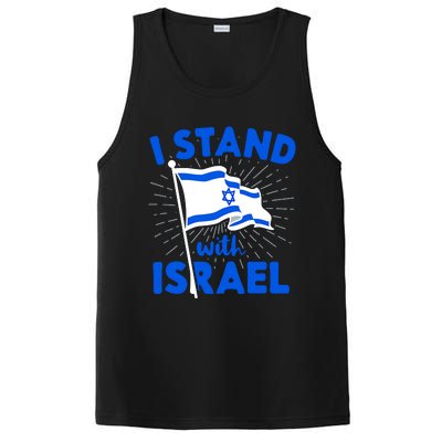 Support Israel I Stand With Israel Israeli Flag PosiCharge Competitor Tank