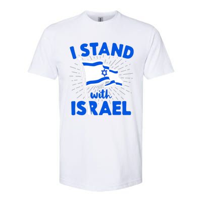 Support Israel I Stand With Israel Israeli Flag Softstyle® CVC T-Shirt