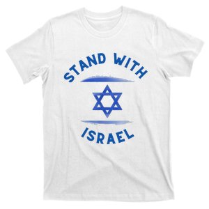 Support Israel I Stand With Israel Israeli Flag T-Shirt