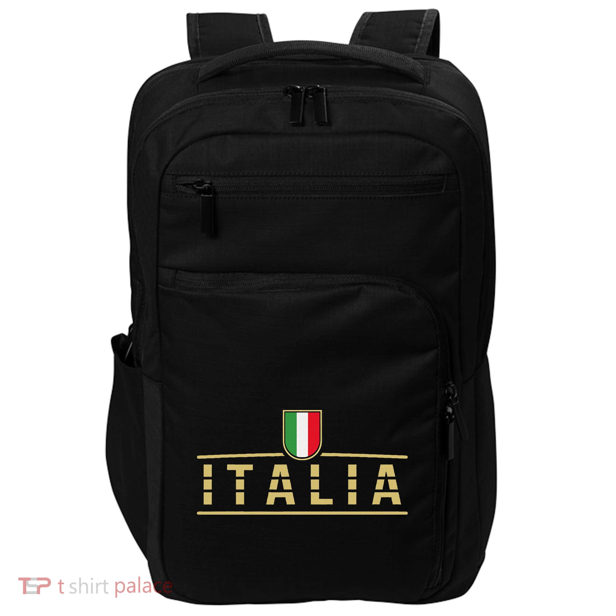 Soccer Italia Italian Flag Italy Impact Tech Backpack