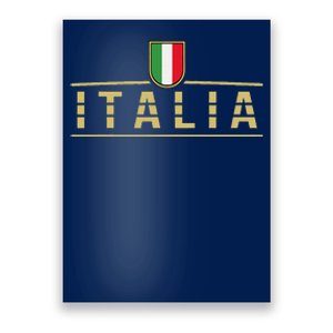 Soccer Italia Italian Flag Italy Poster