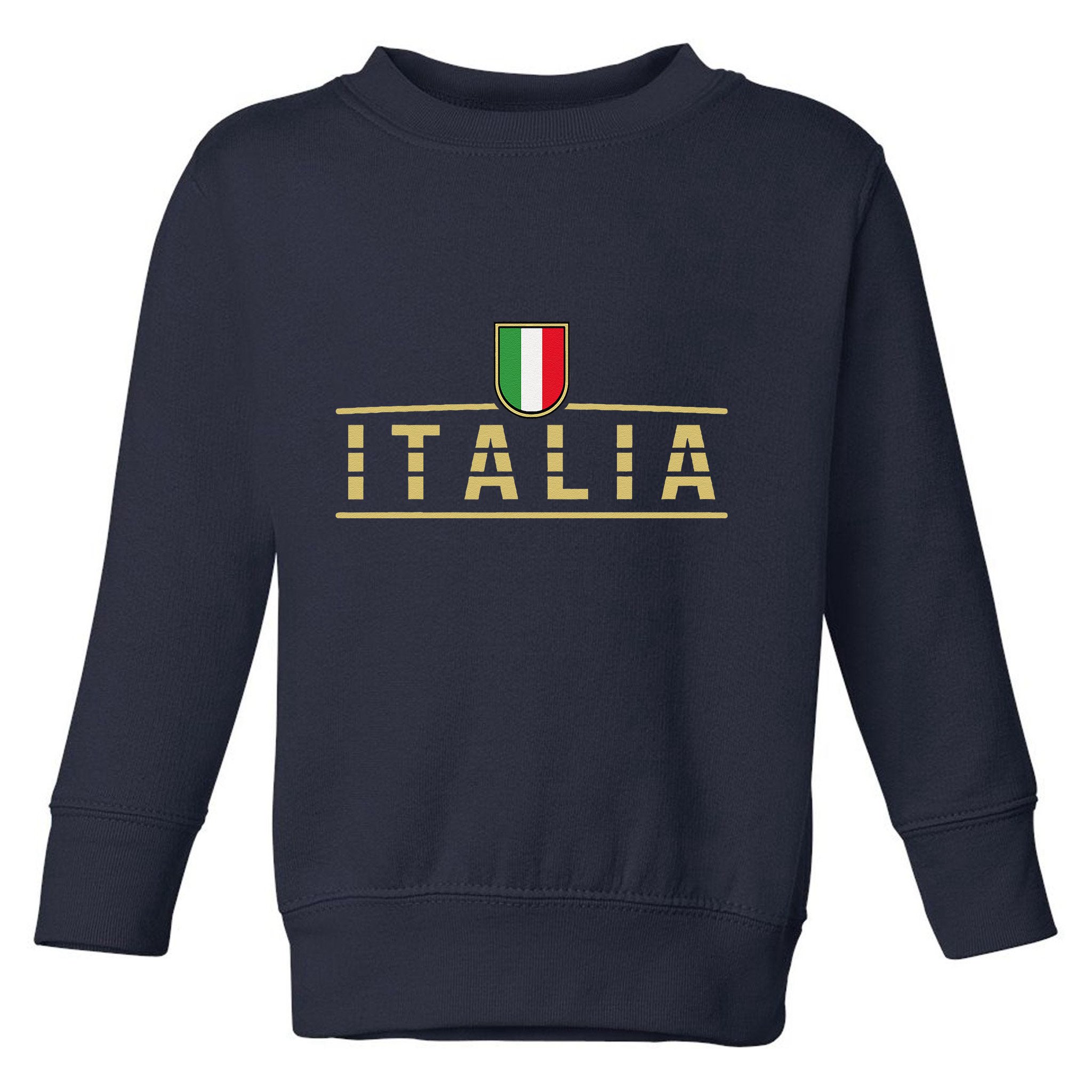 Soccer Italia Italian Flag Italy Toddler Sweatshirt
