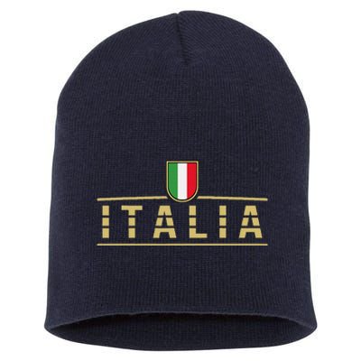 Soccer Italia Italian Flag Italy Short Acrylic Beanie