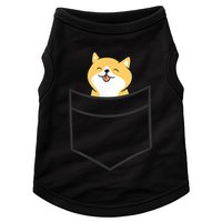 Shiba Inu In A Pocket Cute Pocket Shiba Inu Doggie Tank