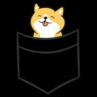 Shiba Inu In A Pocket Cute Pocket Shiba Inu Doggie Tank