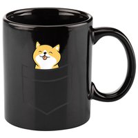 Shiba Inu In A Pocket Cute Pocket Shiba Inu 11oz C Handle Ceramic Mug