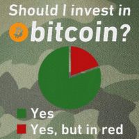 Should I Invest In Bitcoin Yes Pie Chart Funny Crypto Legacy Tie Dye Trucker Hat