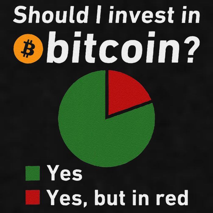 Should I Invest In Bitcoin Yes Pie Chart Funny Crypto Ladies PosiCharge Tri-Blend Wicking Tank