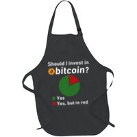 Should I Invest In Bitcoin Yes Pie Chart Funny Crypto Apron