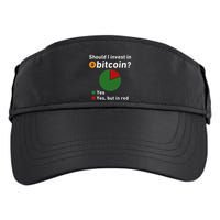 Should I Invest In Bitcoin Yes Pie Chart Funny Crypto Adult Drive Performance Visor