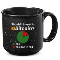 Should I Invest In Bitcoin Yes Pie Chart Funny Crypto 15oz Campfire Ceramic Mug