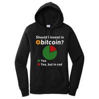 Should I Invest In Bitcoin Yes Pie Chart Funny Crypto Women's Pullover Hoodie