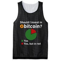 Should I Invest In Bitcoin Yes Pie Chart Funny Crypto Mesh Reversible Basketball Jersey Tank