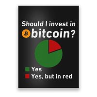 Should I Invest In Bitcoin Yes Pie Chart Funny Crypto Poster