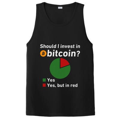 Should I Invest In Bitcoin Yes Pie Chart Funny Crypto PosiCharge Competitor Tank