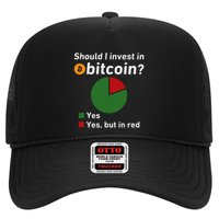 Should I Invest In Bitcoin Yes Pie Chart Funny Crypto Trucker Hat