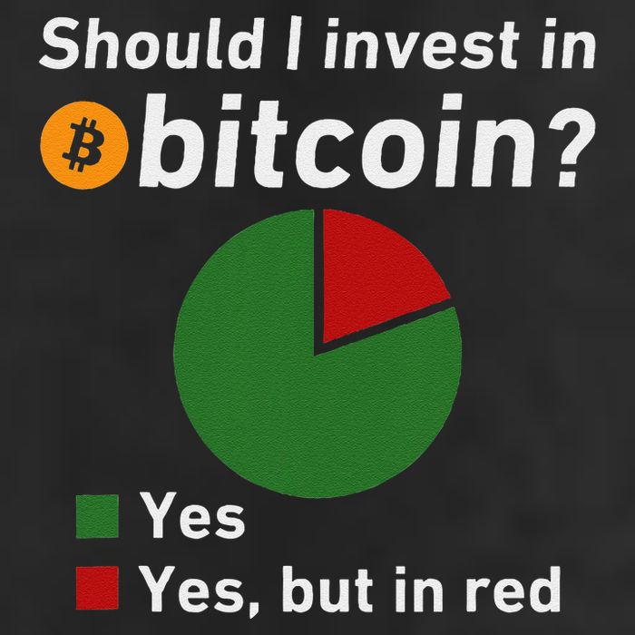Should I Invest In Bitcoin Yes Pie Chart Funny Crypto Trucker Hat