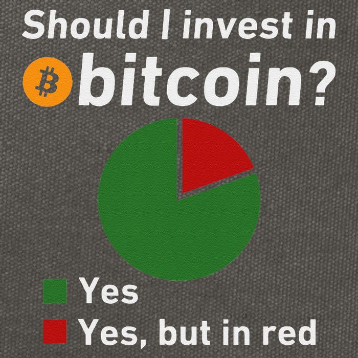 Should I Invest In Bitcoin Yes Pie Chart Funny Crypto Cotton Canvas Backpack