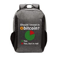 Should I Invest In Bitcoin Yes Pie Chart Funny Crypto Vector Backpack