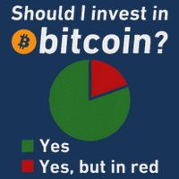 Should I Invest In Bitcoin Yes Pie Chart Funny Crypto Infant Baby Jersey Bodysuit
