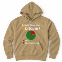 Should I Invest In Bitcoin Yes Pie Chart Funny Crypto Hoodie
