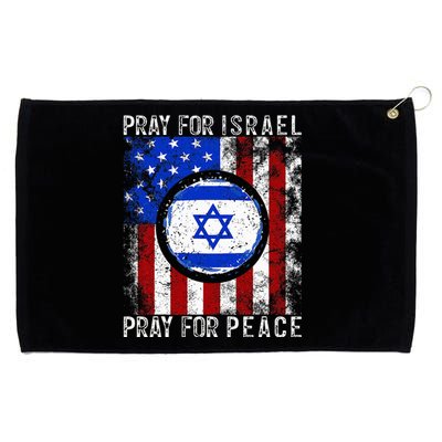 Support Israel I Stand With Israel Pray For Israel Grommeted Golf Towel