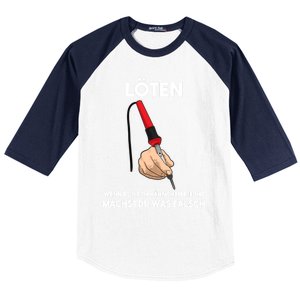 Soldering If It Smells Like Chicken Do Something Wrong Gift Baseball Sleeve Shirt