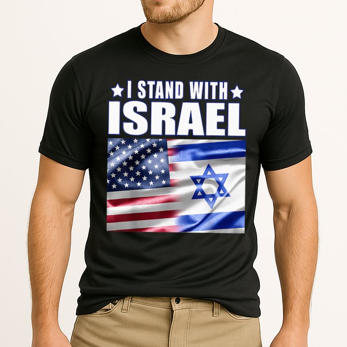 Support Israel I Stand With Israel Us Israel Flag Combined Cooling Performance Crew T-Shirt