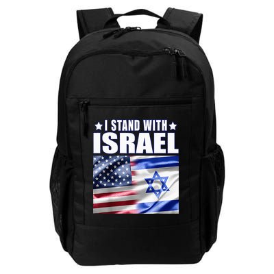 Support Israel I Stand With Israel Us Israel Flag Combined Backpack